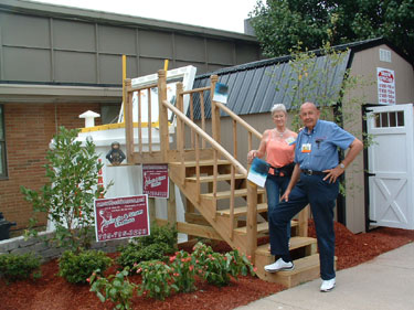 Granger ISS Tornado Shelter at Trade Show, Granger ISS Tornado Shelter Trade Show, Granger ISS Storm Shelter Trade Show