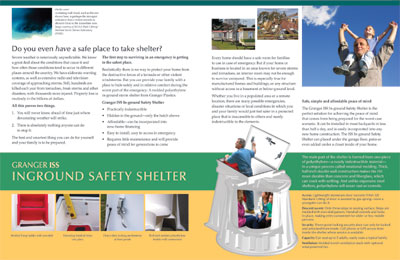 Granger ISS Shelter Literature, Granger ISS Shelter Info, Granger ISS Tornado Shelter, Granger ISS Storm Shelter